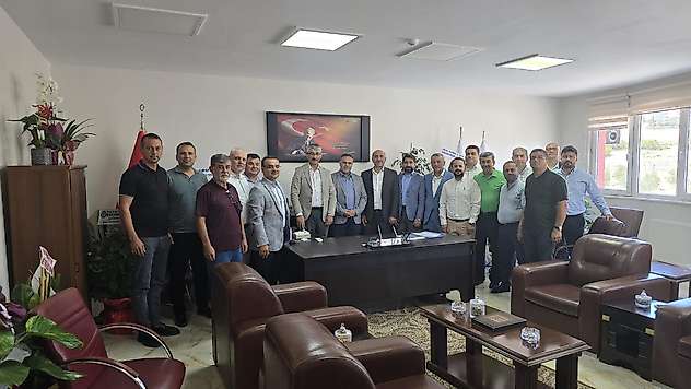 Eğitim Bir Sen ve Memur Sen Heyetinden SGK il müdürü Çelik'e ziyaret