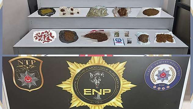Elazığ'da uyuşturucu operasyonu: 5 şüpheli tutuklandı