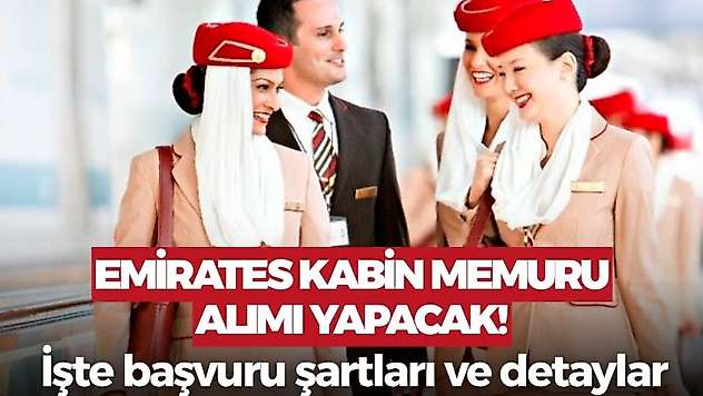 Emirastes kabin memuru alımı başvuruları başladı!