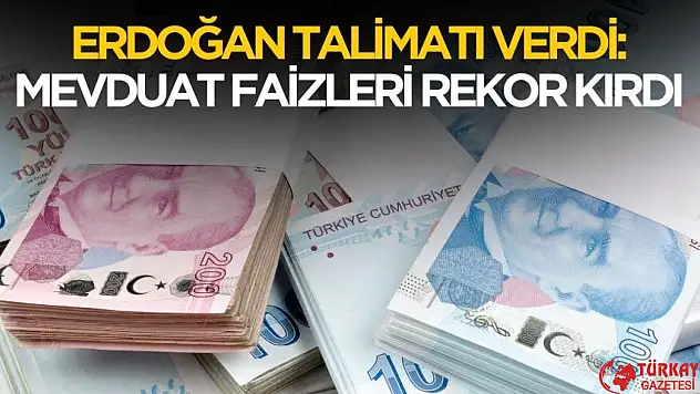 Erdoğan talimatı verdi! Mevduat faizlerinde rekor getiri