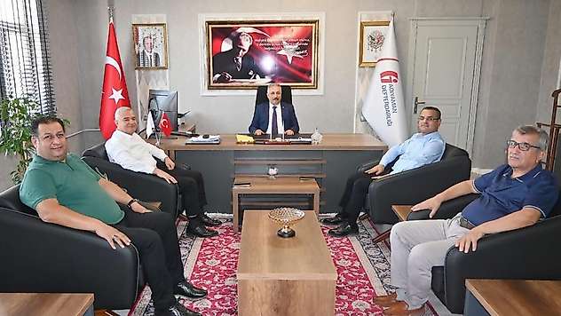 Ergen'den İl Defterdarı Kurt ve Demirci'ye ziyaret