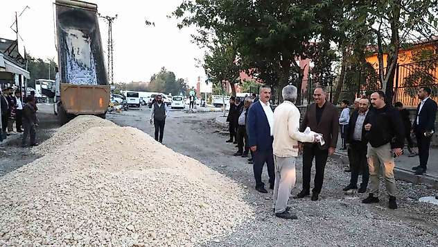 Eyyübiye'de asfalt çalışmaları
