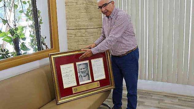 Filistin'de esir düşen dedesinin 107 yıllık mektubuna ulaştı