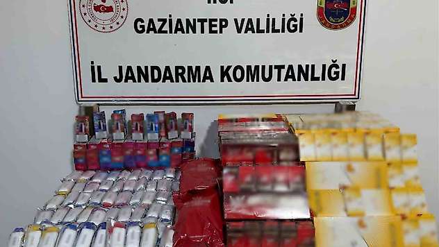 Gaziantep'te 1 milyon TL değerinde kaçak malzeme ele geçirildi: 3 gözaltı