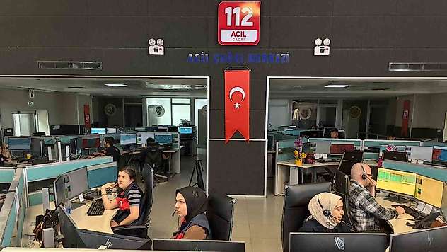 Gaziantep'te 112'ye 8 ayda 1,7 milyon asılsız ve gereksiz çağrı geldi