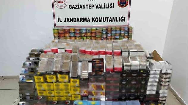 Gaziantep'te 1,8 milyon TL değerinde kaçak ürün ele geçirildi: 1 gözaltı