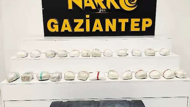 Gaziantep'te 24 kilo uyuşturucu ele geçirildi: 1 gözaltı