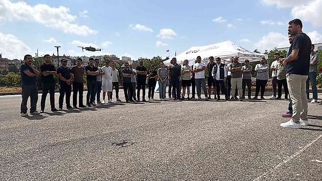 Gaziantep'te dron destekli habercilik eğitim programı yapıldı
