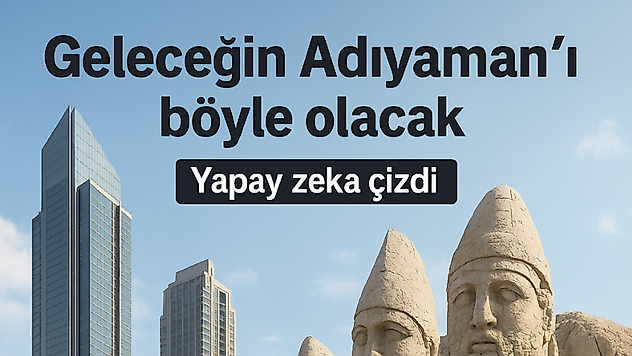 Geleceğin Adıyaman'ı böyle olacak! Yapay zeka çizdi