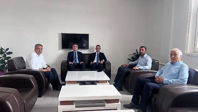 Göktaş ve Erdoğan'dan Gerger Kaymakamlığına ziyaret