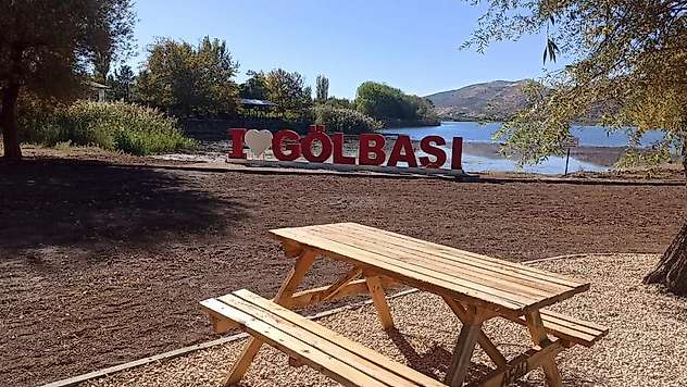 Gölbaşı Doğa Parkında çevre düzenlemesi yapılıyor