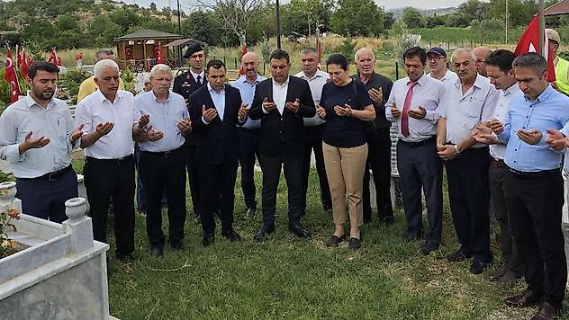 Gölbaşı'nda 15 Temmuz Şehitleri ve Deprem Şehitleri dualarla anıldı