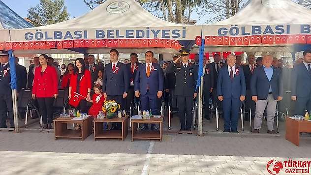Gölbaşı'nda 23 Nisan kutlandı