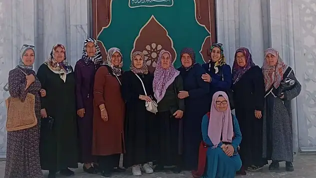 Gölbaşı'nda kursiyer kadınlardan Sahabeye ziyaret
