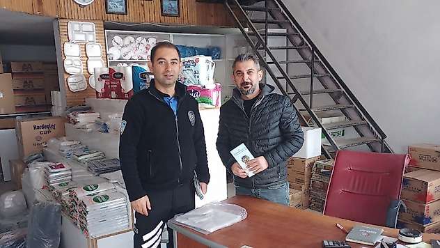 Gölbaşı Polisi esnafları dolandırıcılık konularında uyardı