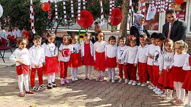 Gül Anaokulunda Cumhuriyet Bayramı coşkusu yaşandı