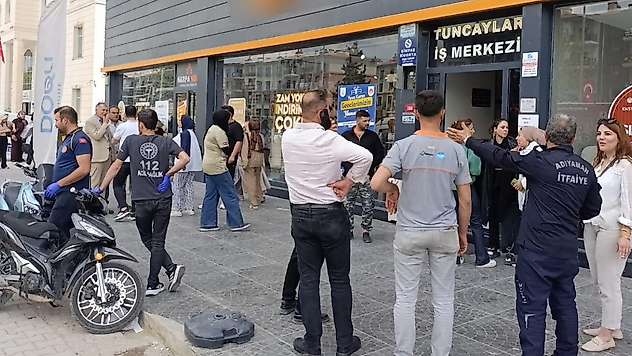 Güzellik merkezinde korkutan yangın