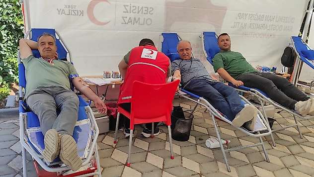 Halk Eğitim Merkezinde kan bağış kampanyası düzenlendi