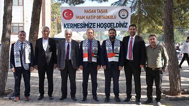 Hasan Taşar İmam Hatip Ortaokulundan Gazze'ye destek