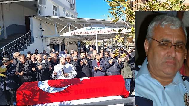 Hayatını kaybeden emekli başkomiser dualarla son yolculuğuna uğurlandı