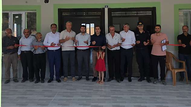 Haydarlı köyünde çok amaçlı kullanılacak salonun açılışı gerçekleştirildi