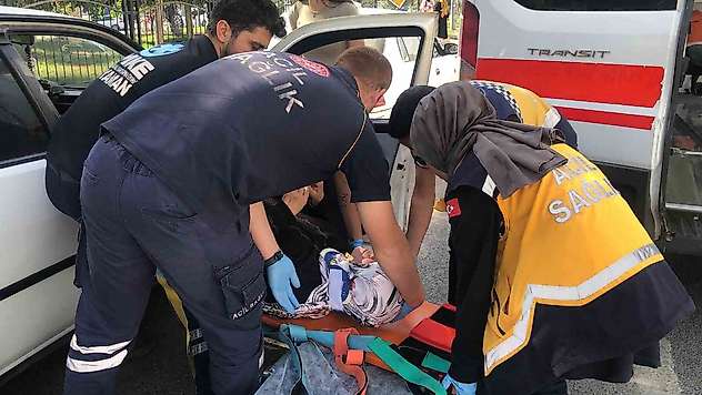 Adıyaman'da iki otomobil çarpıştı: 1 yaralı