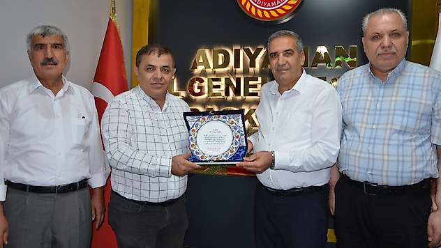 İl Genel Meclisi Başkanlığından, Sami Işık'a teşekkür plaketi
