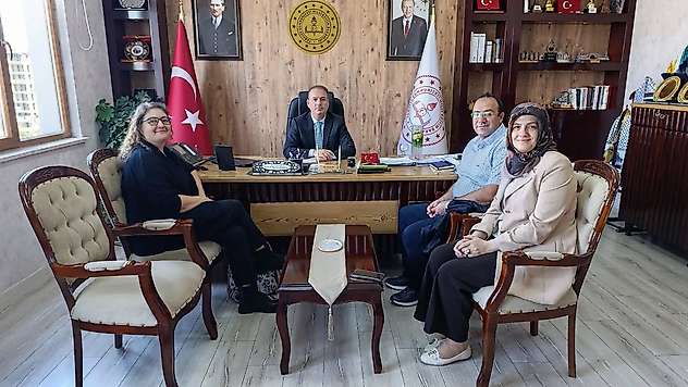 İl Müdürü Tosun, Bayraktar ve Çabuk'u ağırladı