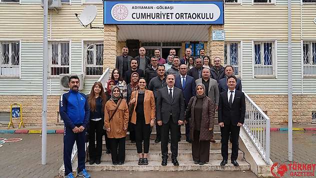 İl Müdürü Tosun'dan Gölbaşı Cumhuriyet İlk ve Ortaokuluna ziyaret