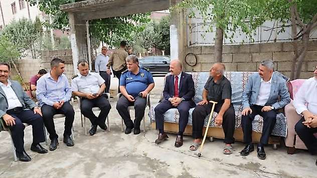 İl Protokolünden 15 Temmuz Gazisi Yıldırım Çiftçi'ye ziyaret