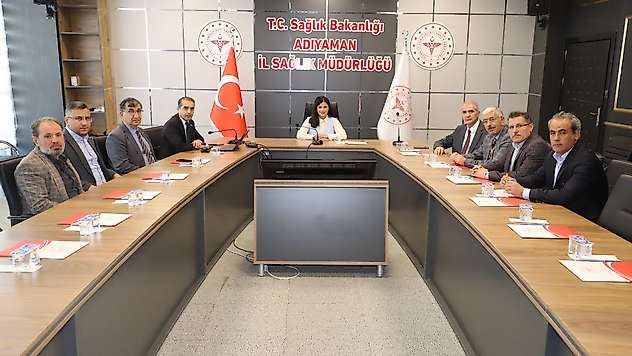 İl Sağlık Müdürlüğünde değerlendirme toplantısı gerçekleştirildi