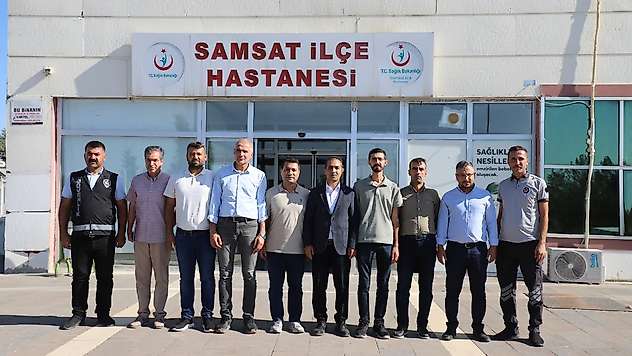 İl Sağlık Müdürü Şirik, Samsat'ta sağlık çalışanlarıyla bir araya geldi