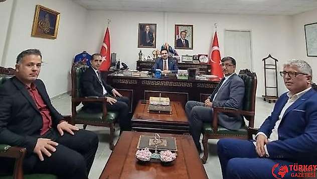 İl Sağlık Müdürü Şirik'ten Kaymakam Seyhan'a ziyaret