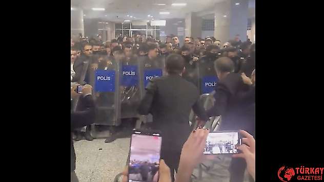 İmamoğlu'nun tutuklama talebi sonrası Çağlayan Adliyesi'nde olay çıktı