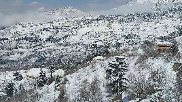 Kahramanmaraş'ın yüksek kesimlerinde kar etkili oldu