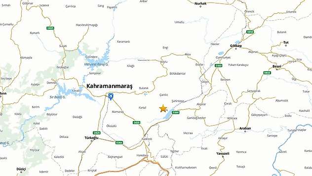 Kahramanmaraş'ta 4.4 büyüklüğünde deprem