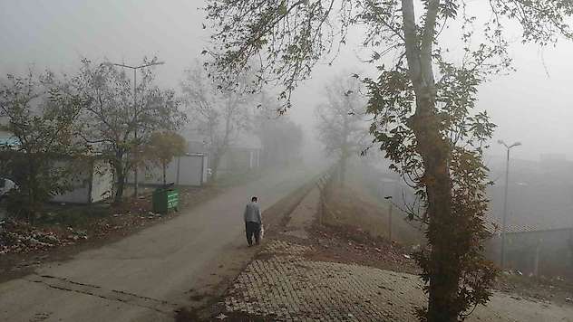 Kahramanmaraş'ta sis etkili oldu