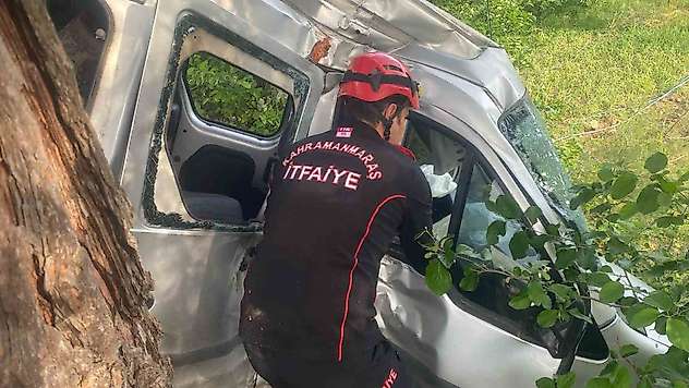 Kahramanmaraş'ta trafik kazası: 1'i ağır 4 yaralı