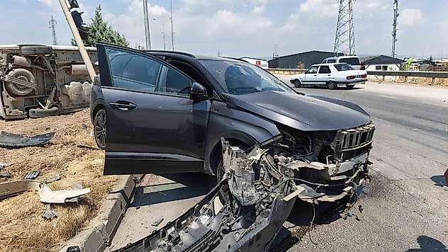 Kahramanmaraş'ta trafik kazası: 3 yaralı