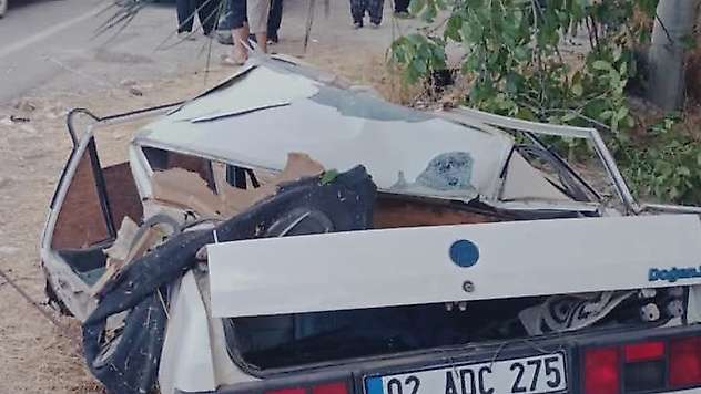Kahramanmaraş'ta trafik kazası: 1 ölü, 2 yaralı