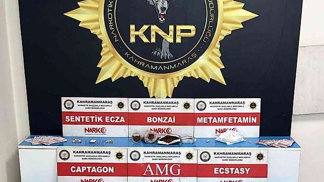 Kahramanmaraş'ta uyuşturucu operasyonu: 3 tutuklama