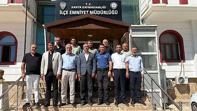 Kahta AK Parti teşkilatından ilçe emniyet müdürlüğüne ziyaret