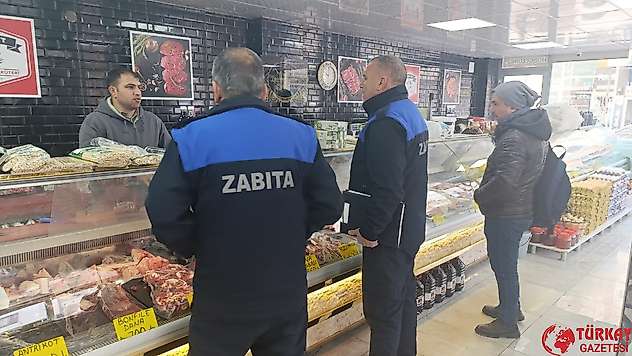 Kahta'da Ramazan Ayı hazırlıkları kapsamında zabıta ekiplerinden sıkı denetim
