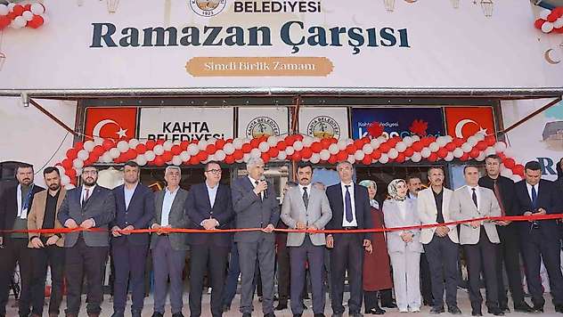 Kahta'da Ramazan Çarşısı'nın resmi açılışı gerçekleştirildi