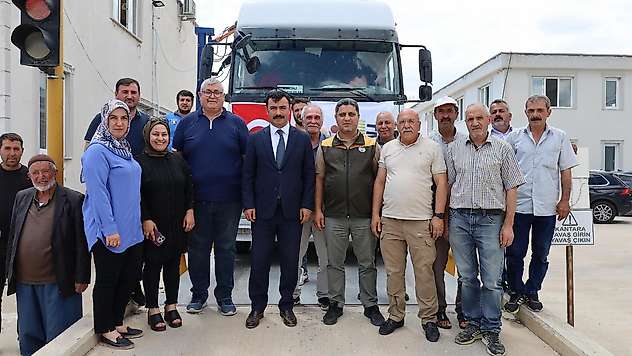 Kahta'da Toprak Mahsulleri Ofisi hububat alımına başladı