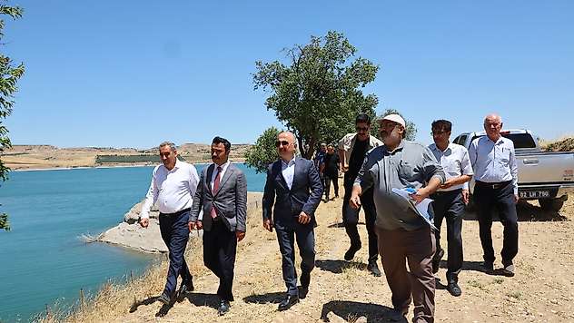 Kahta Sahil Yolunda çalışmalar devam ediyor