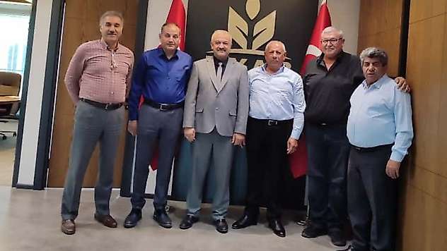 Kahta Ziraat Odası Başkanı Turanlı'dan TYAB'a ziyaret