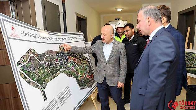 Kalıcı deprem konutları incelendi