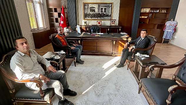 Karayolları 8. Bölge Müdürü Güneş'ten Kaymakam Güngör'e ziyaret