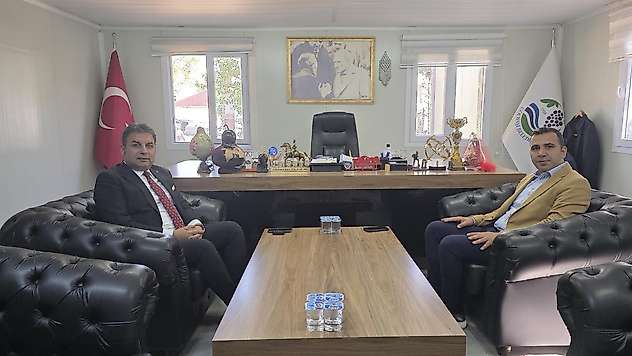 Kaymakam Algın'dan Başkan Yıldırım'a ziyaret